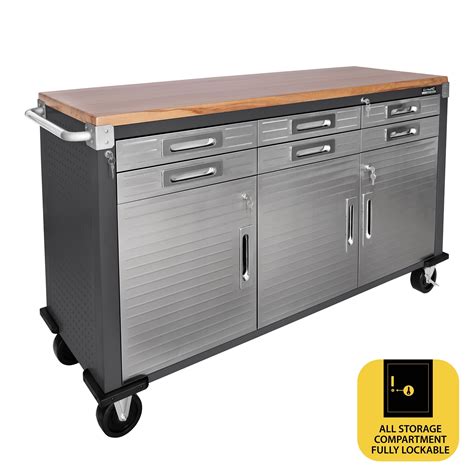 77 x 20 stainless steel storage cabinet|Seville Classics UltraHD 11 Drawer Rolling .